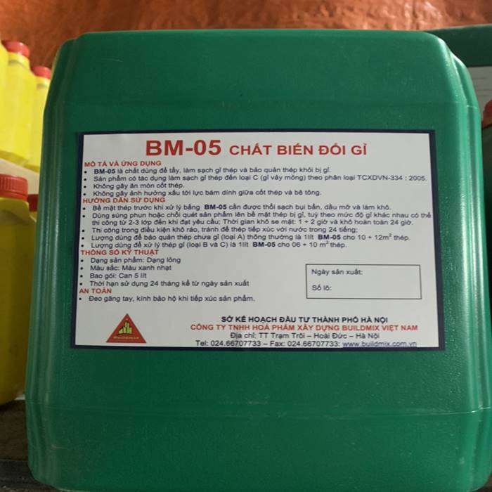 Chất biến đổi gỉ BM-05