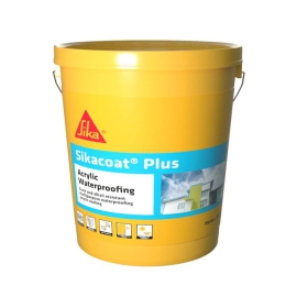 SikaCoat Plus - Sơn chống thấm tường ngoài trời gốc acrylic