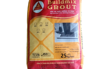 Buildmix Grout M60 - Giải Pháp Vữa Rót Cường Độ Cao Cho Công Trình Chất Lượng
