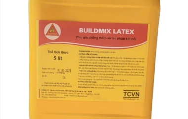 Buildmix Latex – Giải pháp phụ gia Polymer tăng cường bám dính và chống thấm