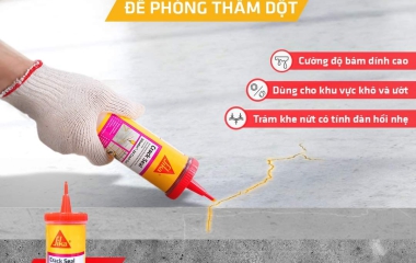 Hướng dẫn xử lý vết nứt sàn bê tông bằng Sikadur 20 Crack Seal – Giải pháp chuyên sâu cho công trình cũ