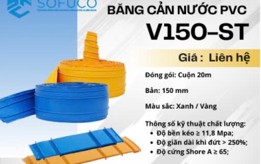 Phân loại băng cản nước Sofuco – Lựa chọn đúng loại cho từng hạng mục công trình