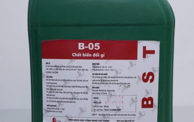 B05 – Chất tẩy gỉ thép IBST: Giải pháp xử lý gỉ thép hiệu quả cho mọi công trình