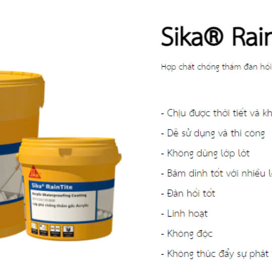 Sika chống thấm Bình Chánh